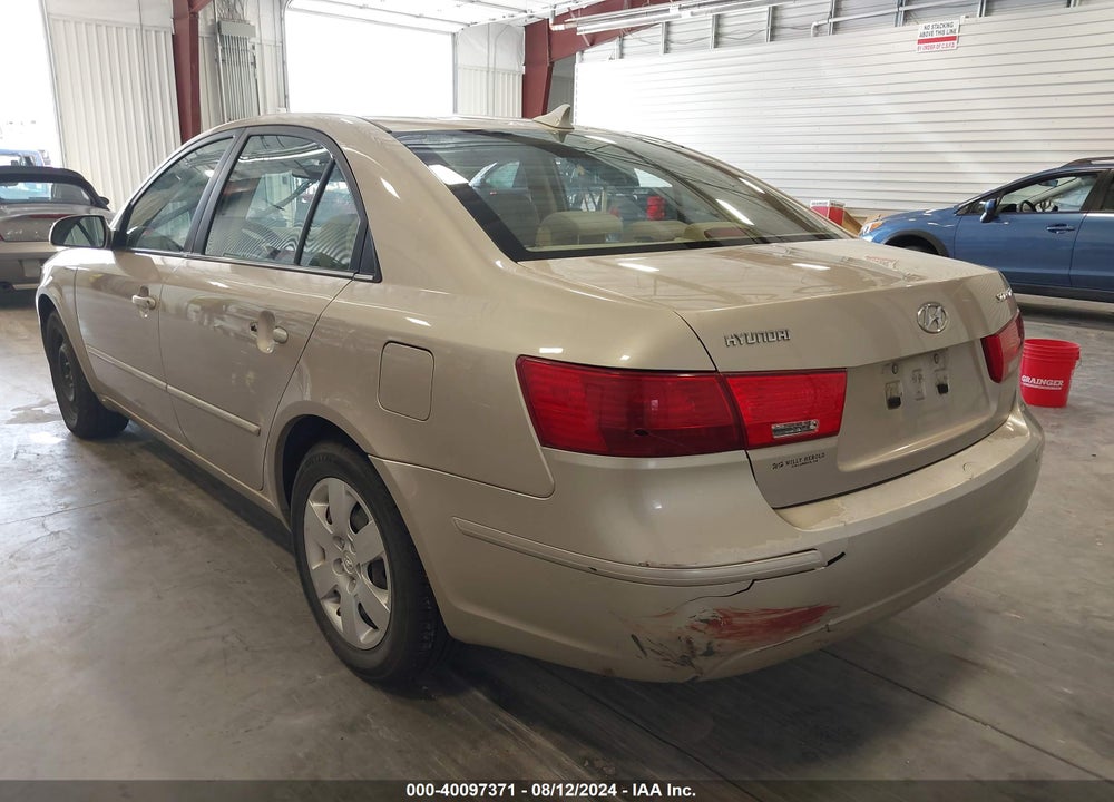 2009 HYUNDAI SONATA GLS VIN: 5NPET46C09H513660