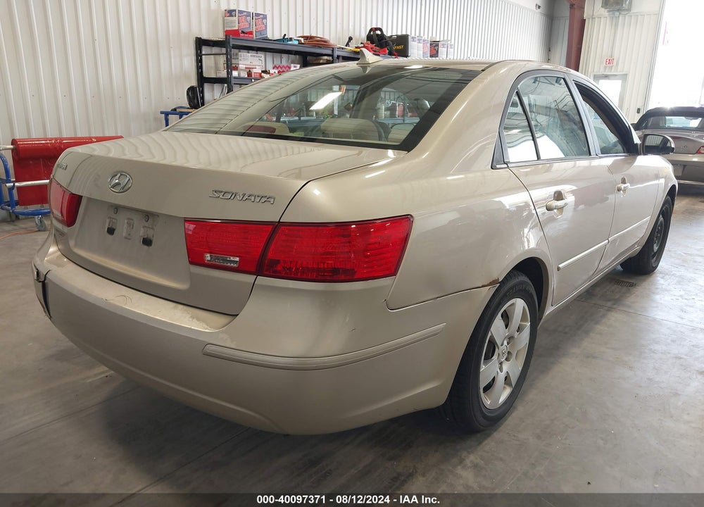 2009 HYUNDAI SONATA GLS VIN: 5NPET46C09H513660