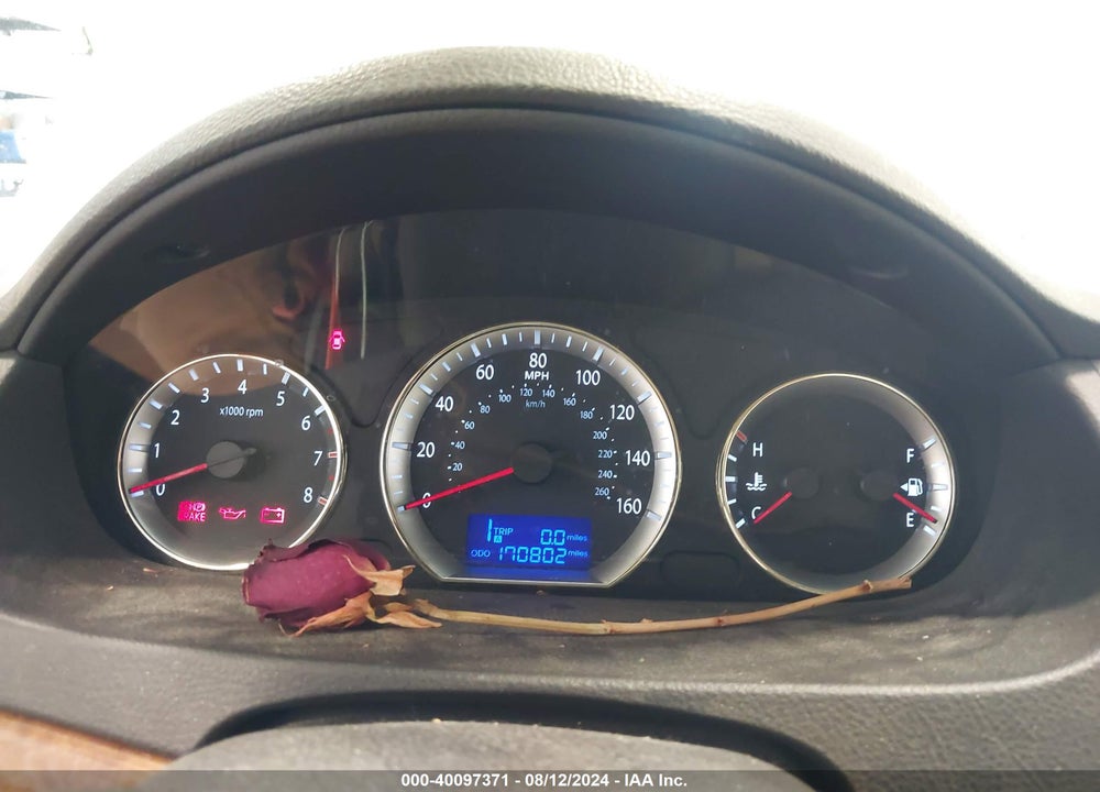 2009 HYUNDAI SONATA GLS VIN: 5NPET46C09H513660