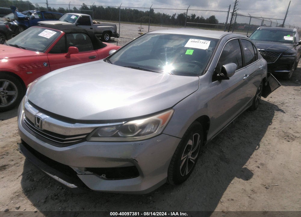 2016 HONDA ACCORD LX VIN: 1HGCR2F39GA176468
