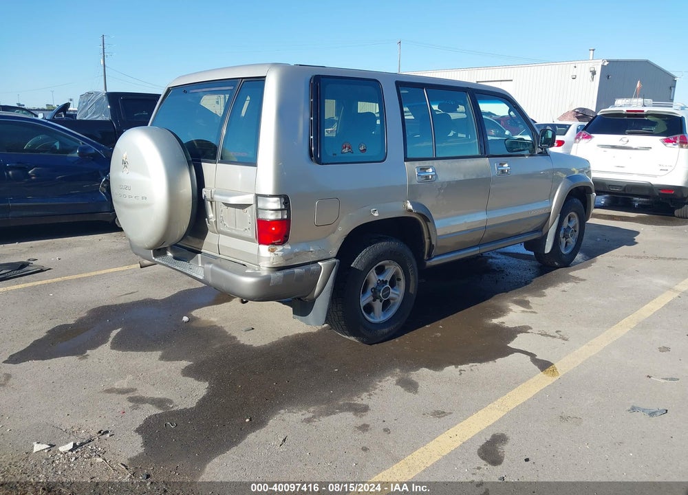 2002 ISUZU TROOPER LIMITED/LS/S VIN: JACDJ58X327J08490