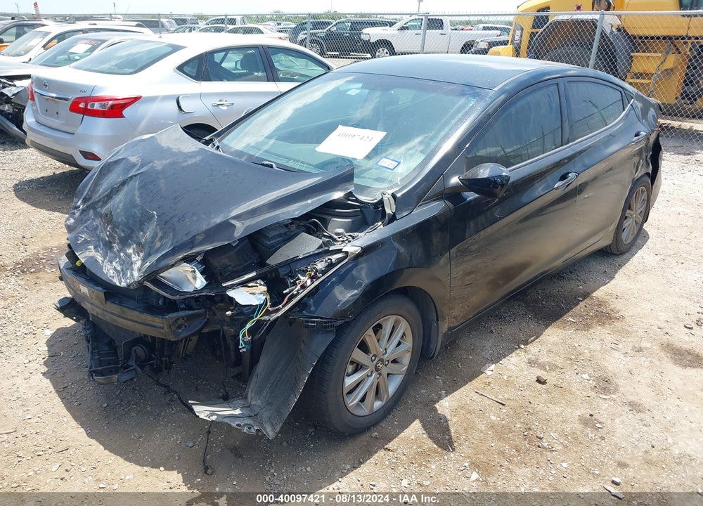 2014 HYUNDAI ELANTRA SE VIN: KMHDH4AE8EU075973