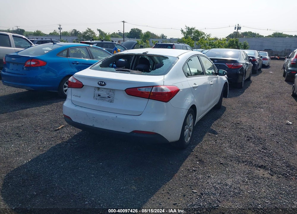 2014 KIA FORTE LX VIN: KNAFX4A60E5163237