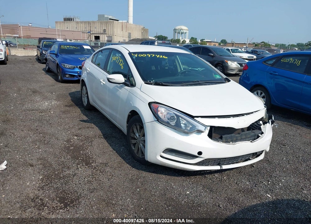 2014 KIA FORTE LX VIN: KNAFX4A60E5163237