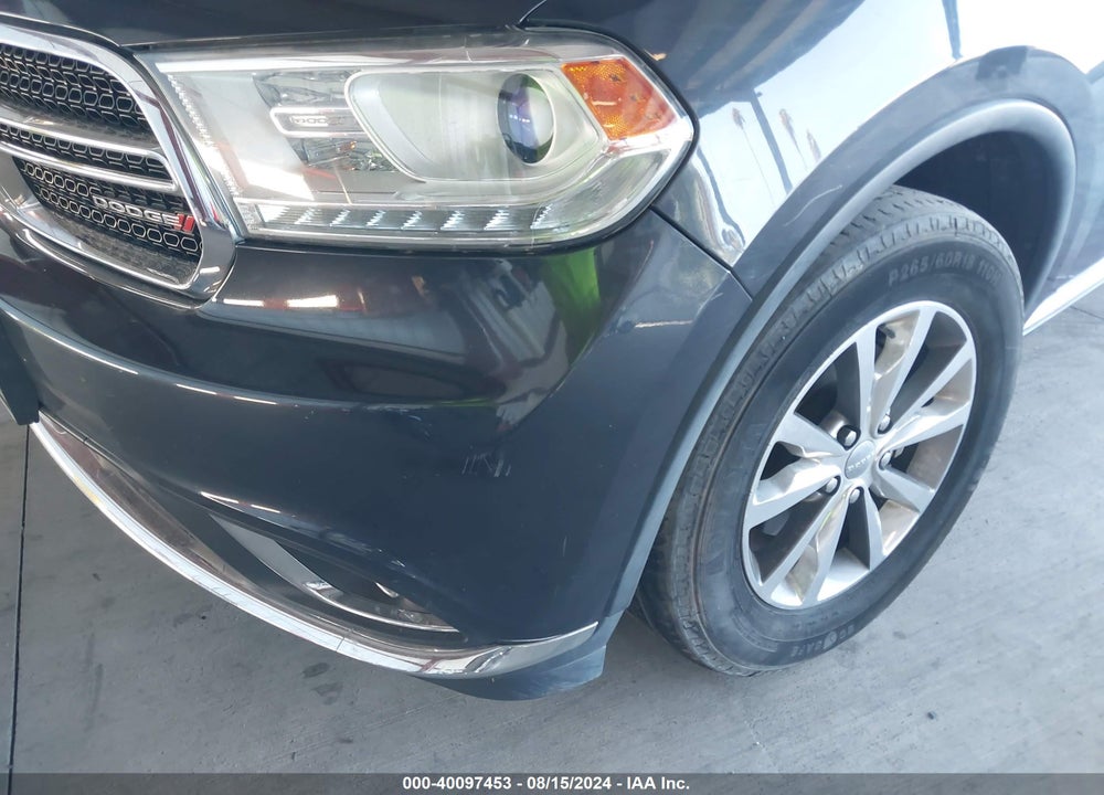 2015 DODGE DURANGO LIMITED VIN: 1C4RDJDG1FC789534
