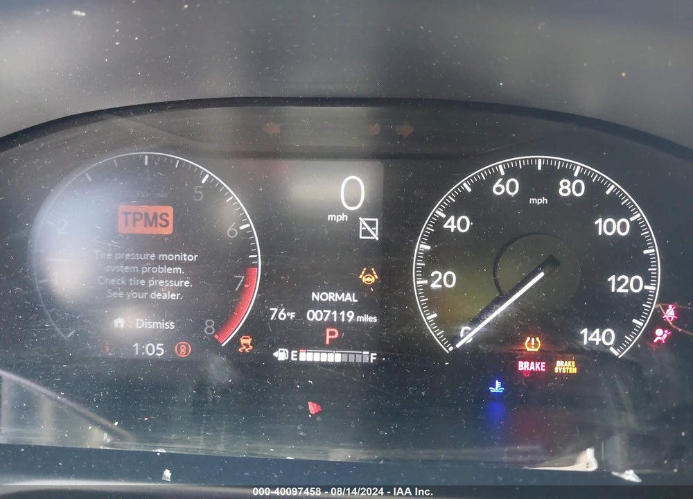 2024 HONDA HR-V 2WD SPORT/2WD SPORT W/O BSI VIN: 3CZRZ1H54RM735801