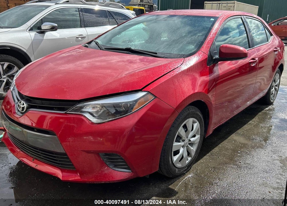 2015 TOYOTA COROLLA LE VIN: 2T1BURHE9FC388510