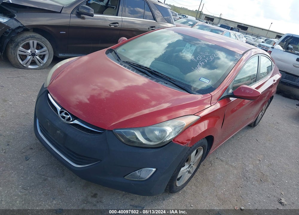 2013 HYUNDAI ELANTRA GLS VIN: KMHDH4AE4DU770367