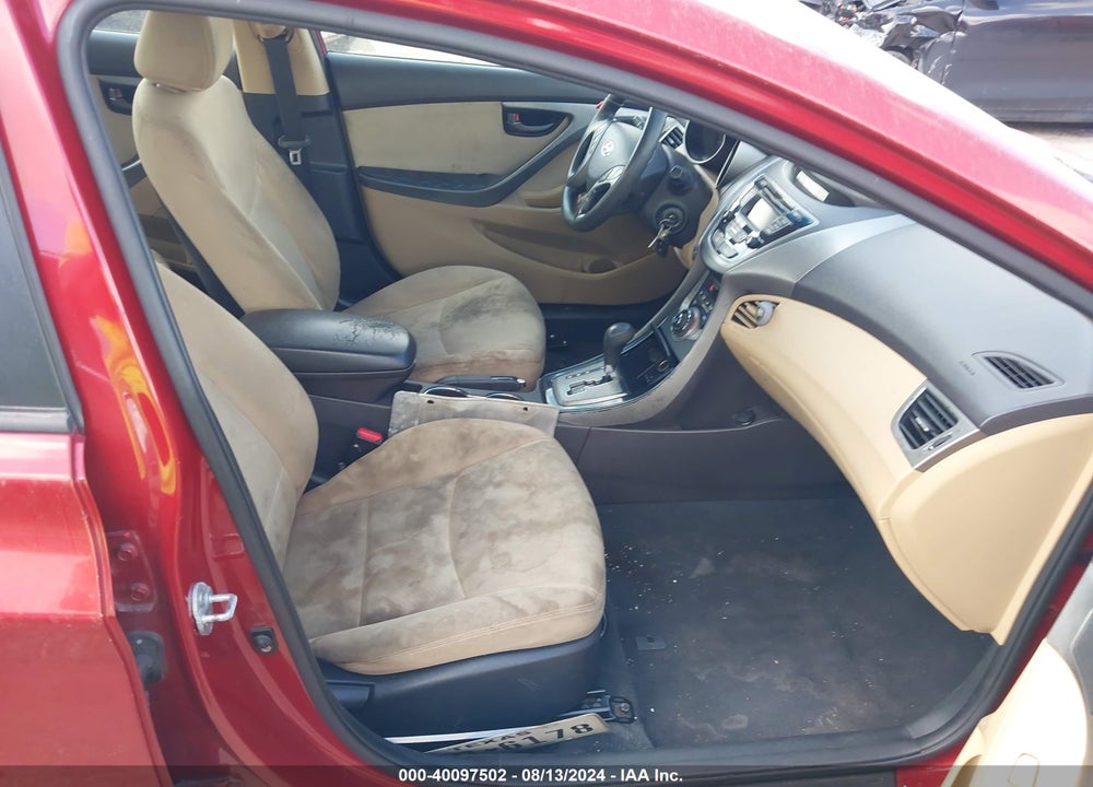 2013 HYUNDAI ELANTRA GLS VIN: KMHDH4AE4DU770367