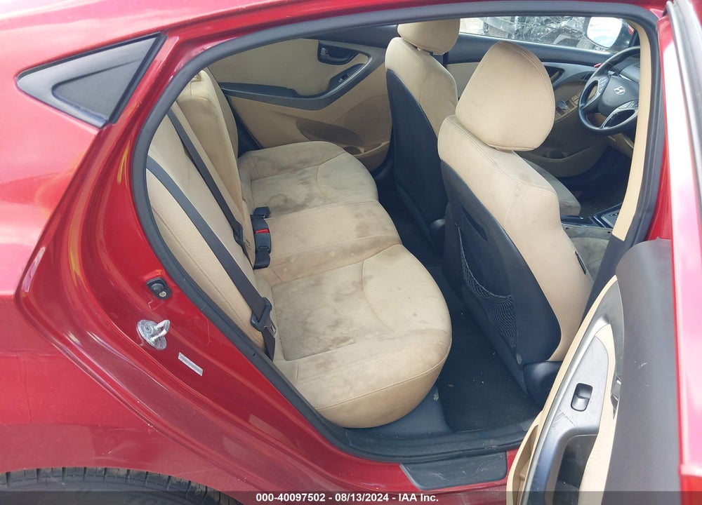 2013 HYUNDAI ELANTRA GLS VIN: KMHDH4AE4DU770367