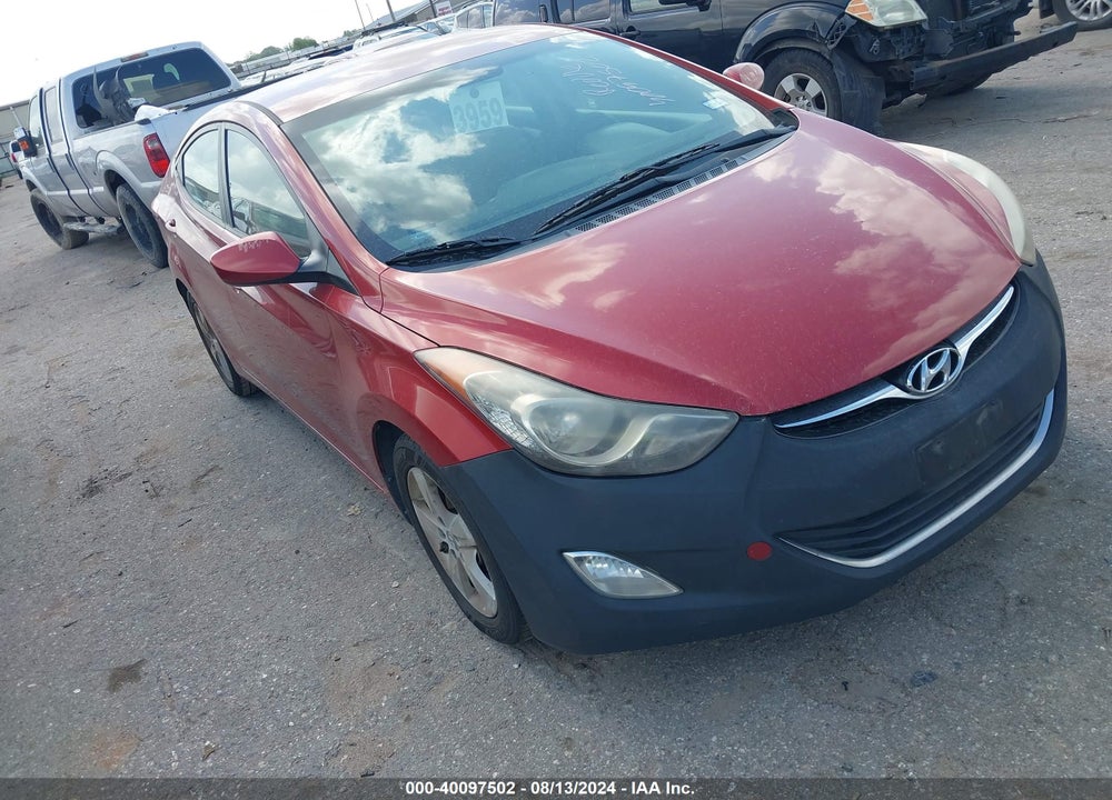 2013 HYUNDAI ELANTRA GLS VIN: KMHDH4AE4DU770367