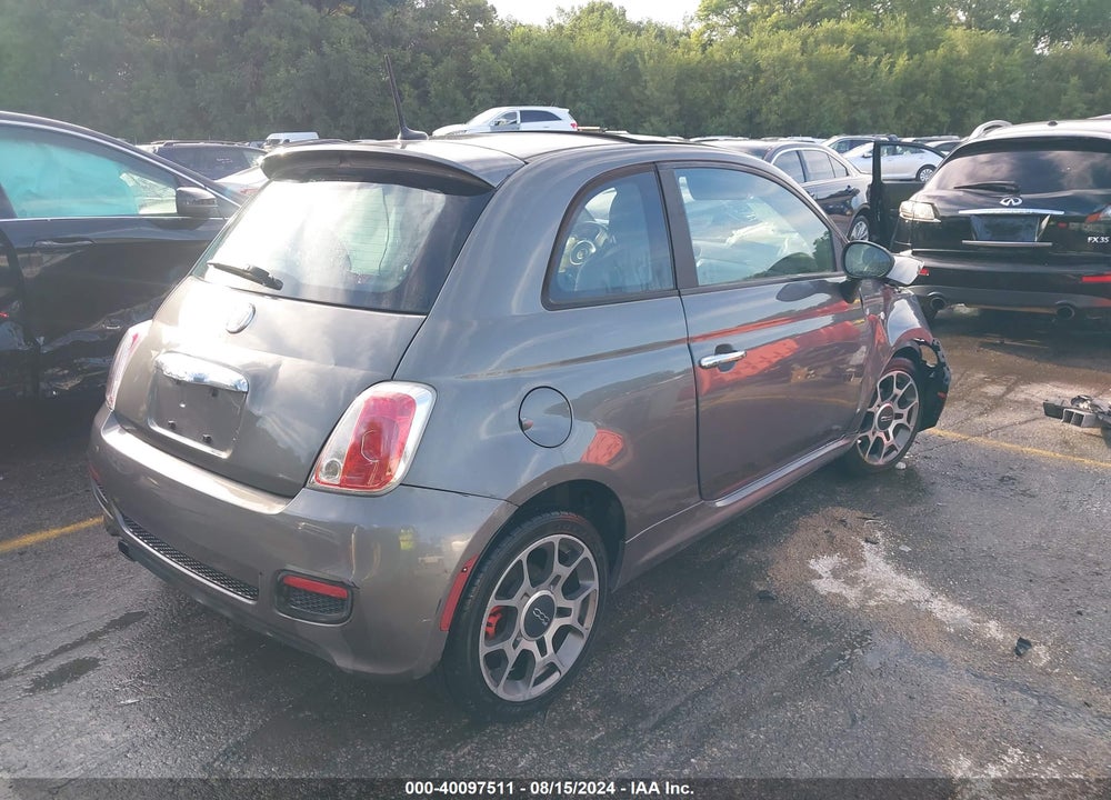 2013 FIAT 500 SPORT VIN: 3C3CFFBR1DT514298