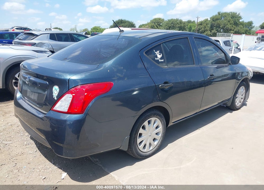 2016 NISSAN VERSA 1.6 S+ VIN: 3N1CN7AP0GL896805