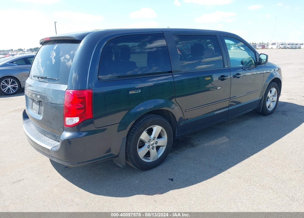 2013 DODGE GRAND CARAVAN SE VIN: 2C4RDGBG7DR710376