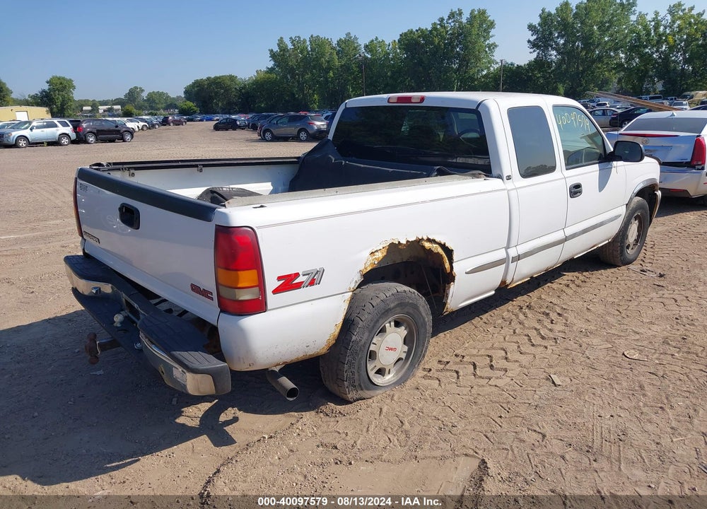 1999 GMC SIERRA 1500 SLE VIN: 2GTEK19T4X1532188