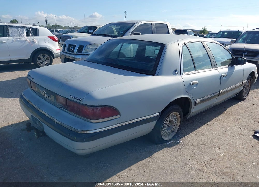 1992 MERCURY GRAND MARQUIS GS VIN: 2MECM74W8NX751525
