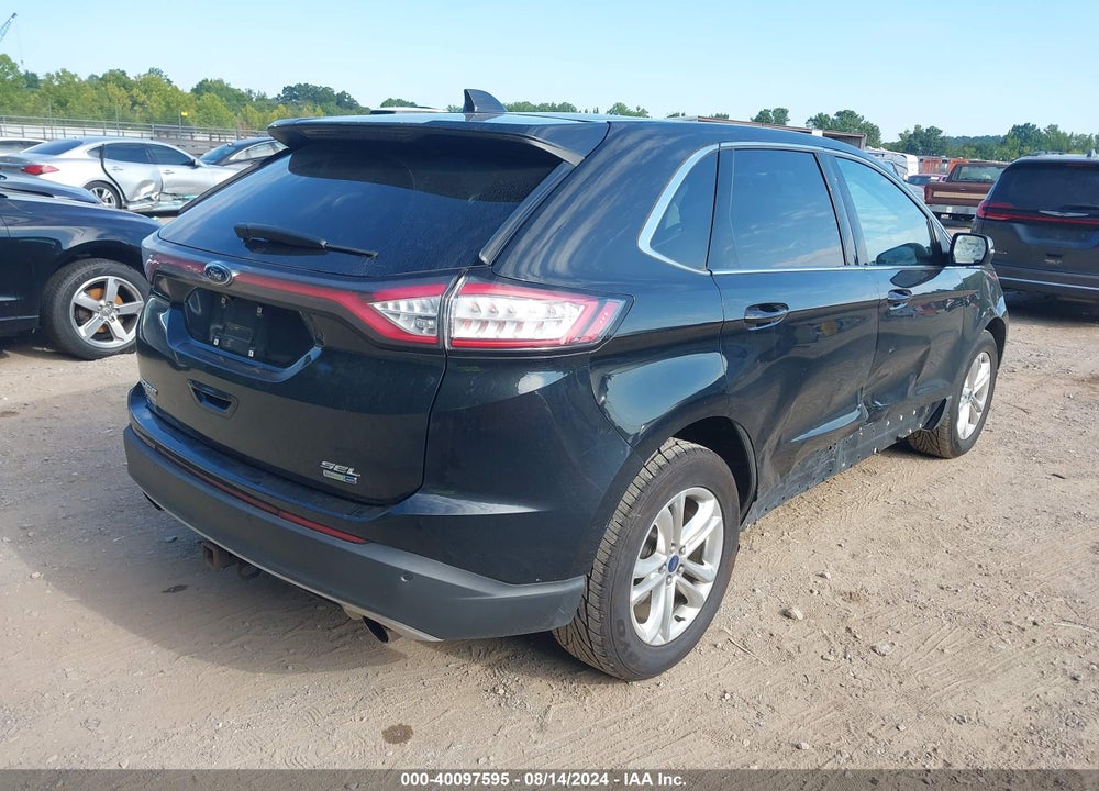 2015 FORD EDGE SEL VIN: 2FMTK4J90FBC02514