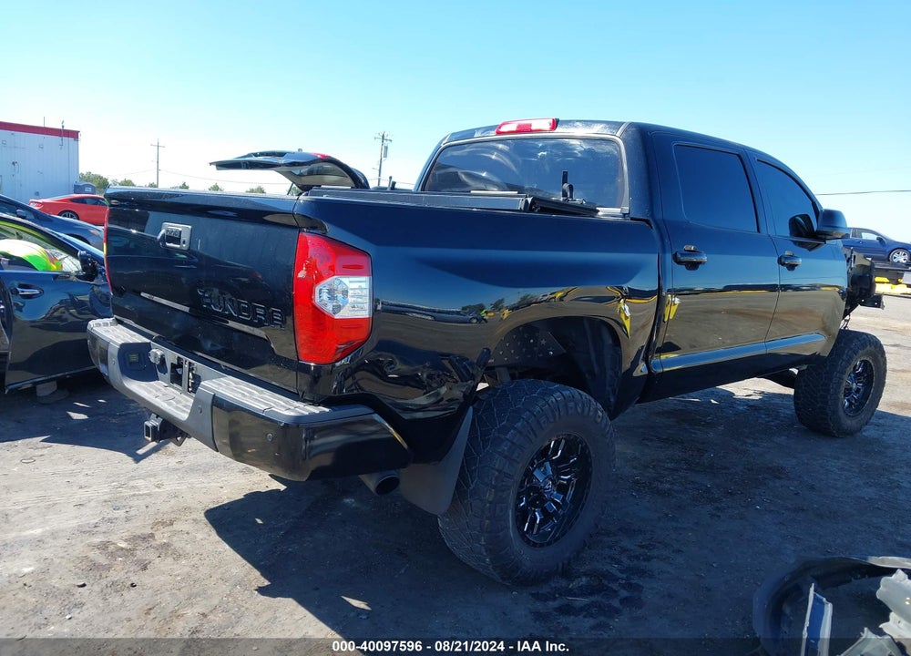 2018 TOYOTA TUNDRA 4WD PLATINUM VIN: 5TFAY5F13JX730794