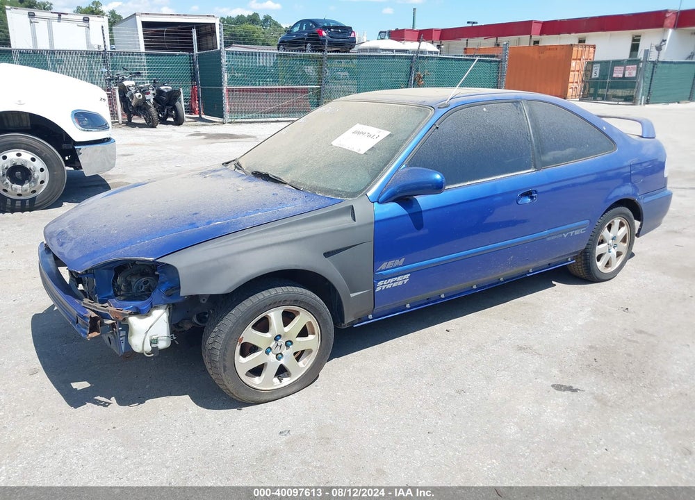 2000 HONDA CIVIC SI VIN: 1HGEM1159YL004585