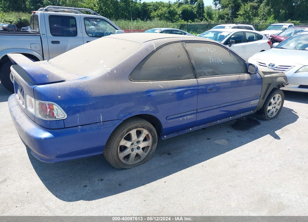 2000 HONDA CIVIC SI VIN: 1HGEM1159YL004585