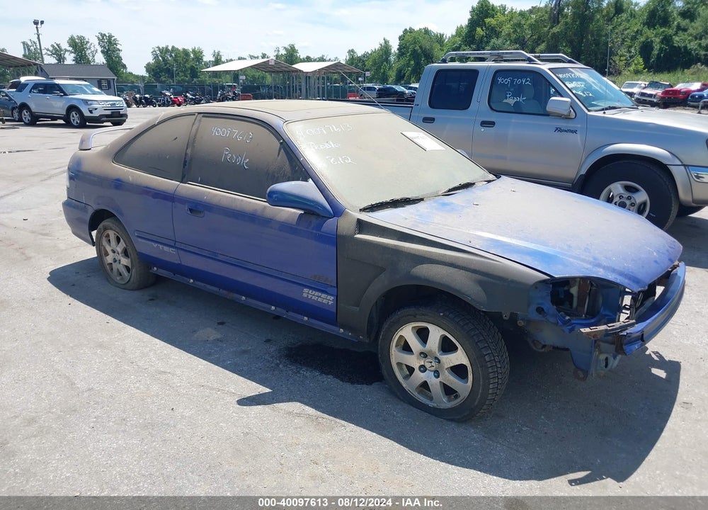 2000 HONDA CIVIC SI VIN: 1HGEM1159YL004585
