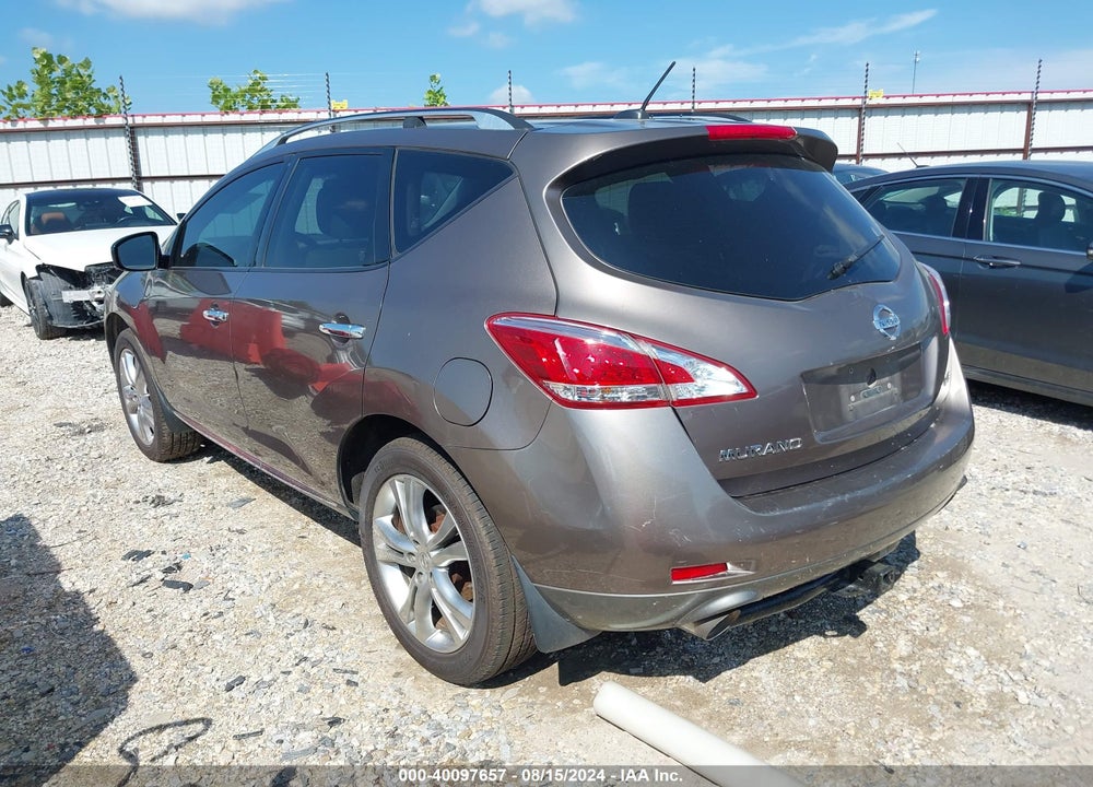 2011 NISSAN MURANO LE VIN: JN8AZ1MU5BW056159