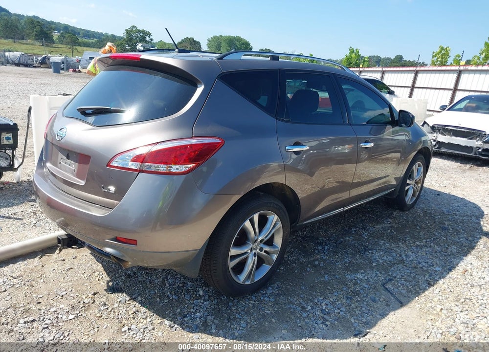 2011 NISSAN MURANO LE VIN: JN8AZ1MU5BW056159