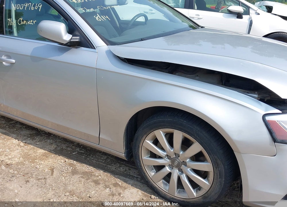 2013 AUDI A4 2.0T PREMIUM VIN: WAUAFAFL4DN021093
