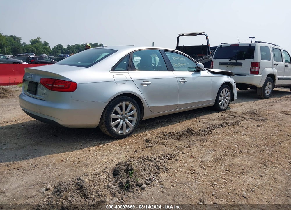 2013 AUDI A4 2.0T PREMIUM VIN: WAUAFAFL4DN021093