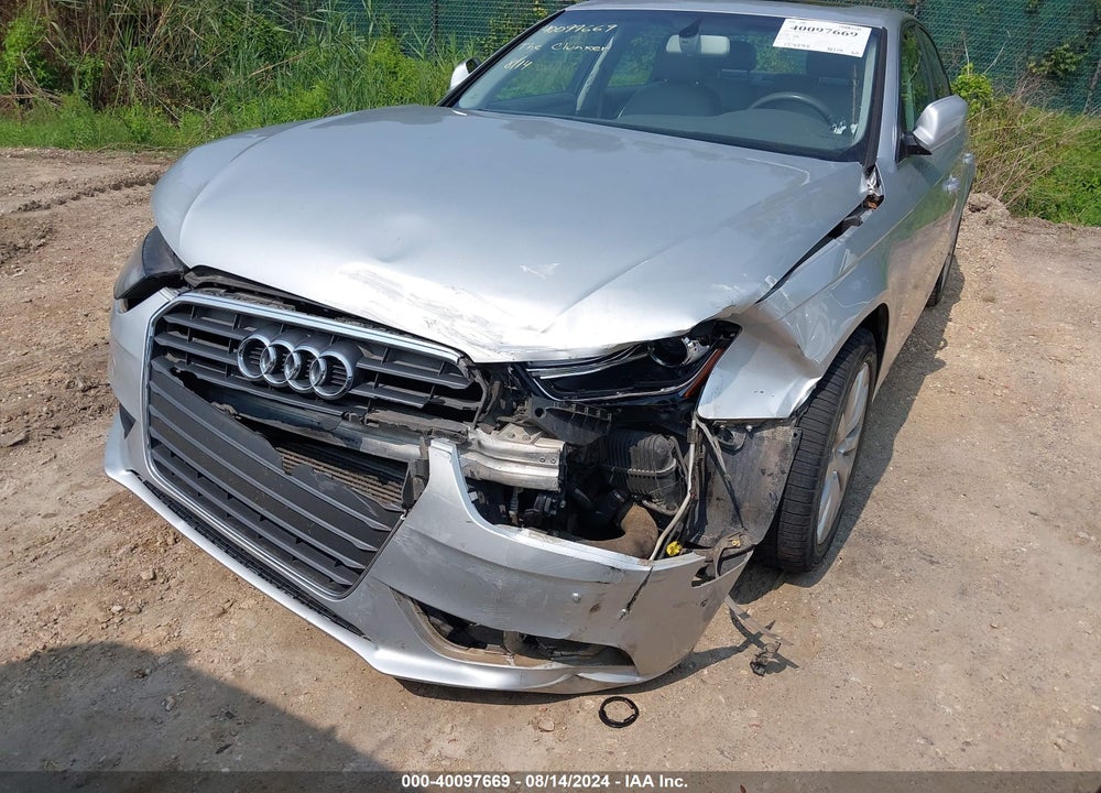 2013 AUDI A4 2.0T PREMIUM VIN: WAUAFAFL4DN021093
