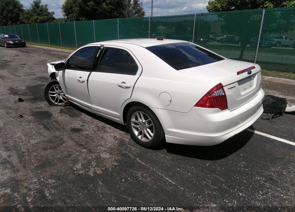 2011 FORD FUSION S VIN: 3FAHP0GA6BR240000