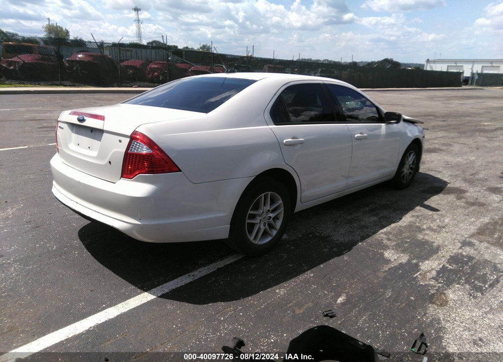 2011 FORD FUSION S VIN: 3FAHP0GA6BR240000