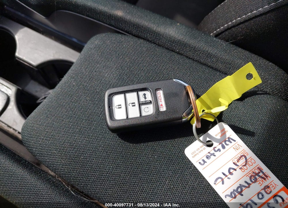 2019 HONDA CIVIC EX VIN: 19XFC1F39KE020220