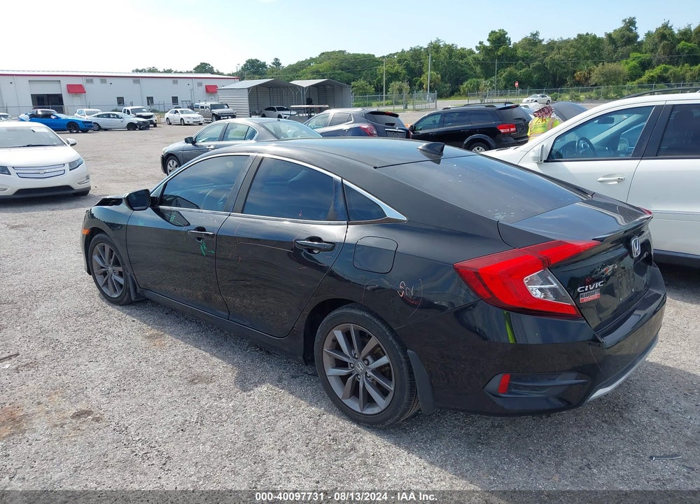 2019 HONDA CIVIC EX VIN: 19XFC1F39KE020220