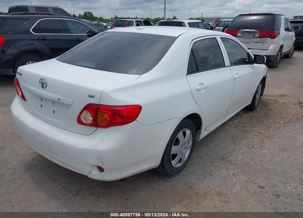 2009 TOYOTA COROLLA LE VIN: 1NXBU40E49Z132020