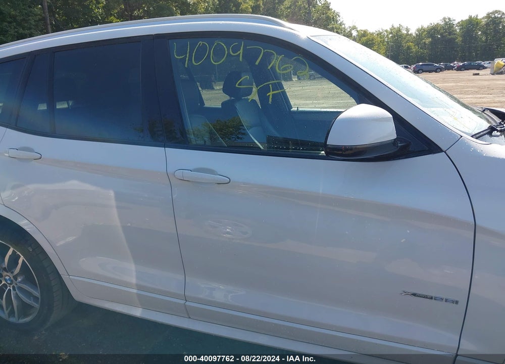 2016 BMW X3 XDRIVE28I VIN: 5UXWX9C59G0D84647