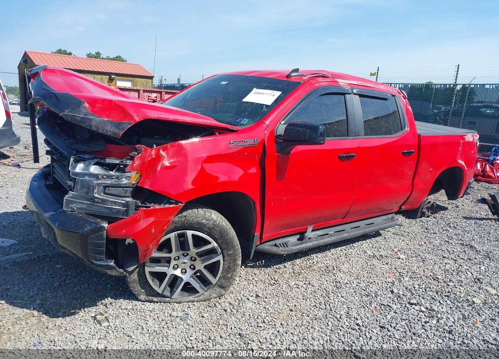 2020 CHEVROLET SILVERADO 1500 4WD SHORT BED LT TRAIL BOSS VIN: 1GCPYFED4LZ365822