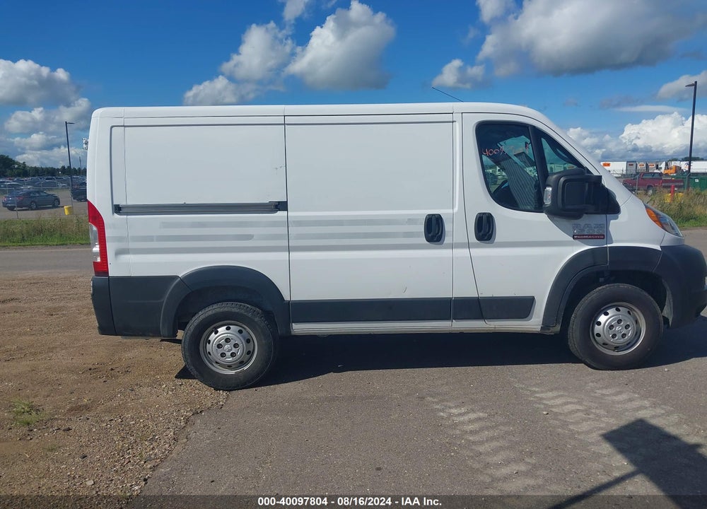 2019 RAM PROMASTER 1500 LOW ROOF 118 WB VIN: 3C6TRVNG9KE543919
