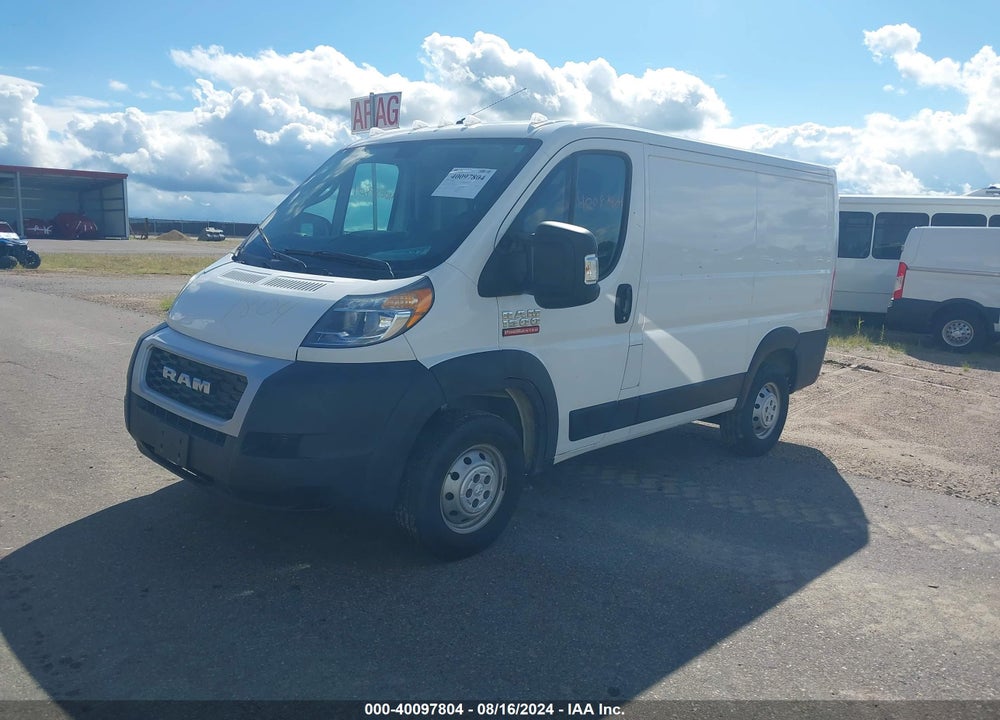2019 RAM PROMASTER 1500 LOW ROOF 118 WB VIN: 3C6TRVNG9KE543919