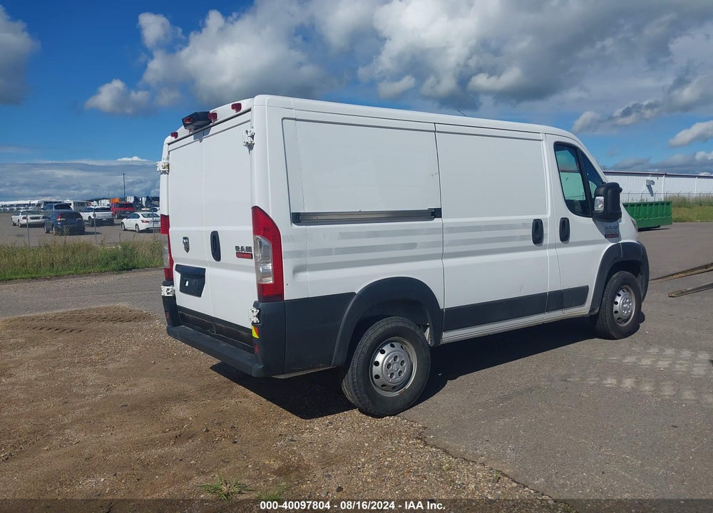 2019 RAM PROMASTER 1500 LOW ROOF 118 WB VIN: 3C6TRVNG9KE543919