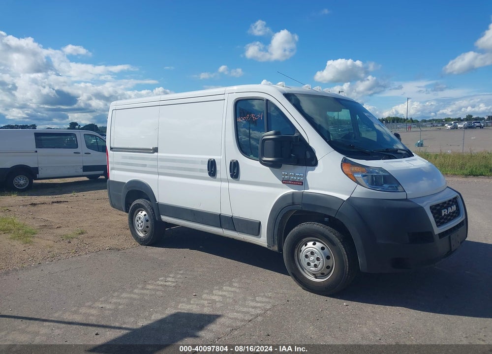2019 RAM PROMASTER 1500 LOW ROOF 118 WB VIN: 3C6TRVNG9KE543919