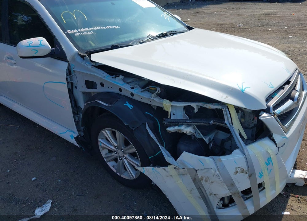 2012 SUBARU LEGACY 2.5I PREMIUM VIN: 4S3BMBG61C3007934