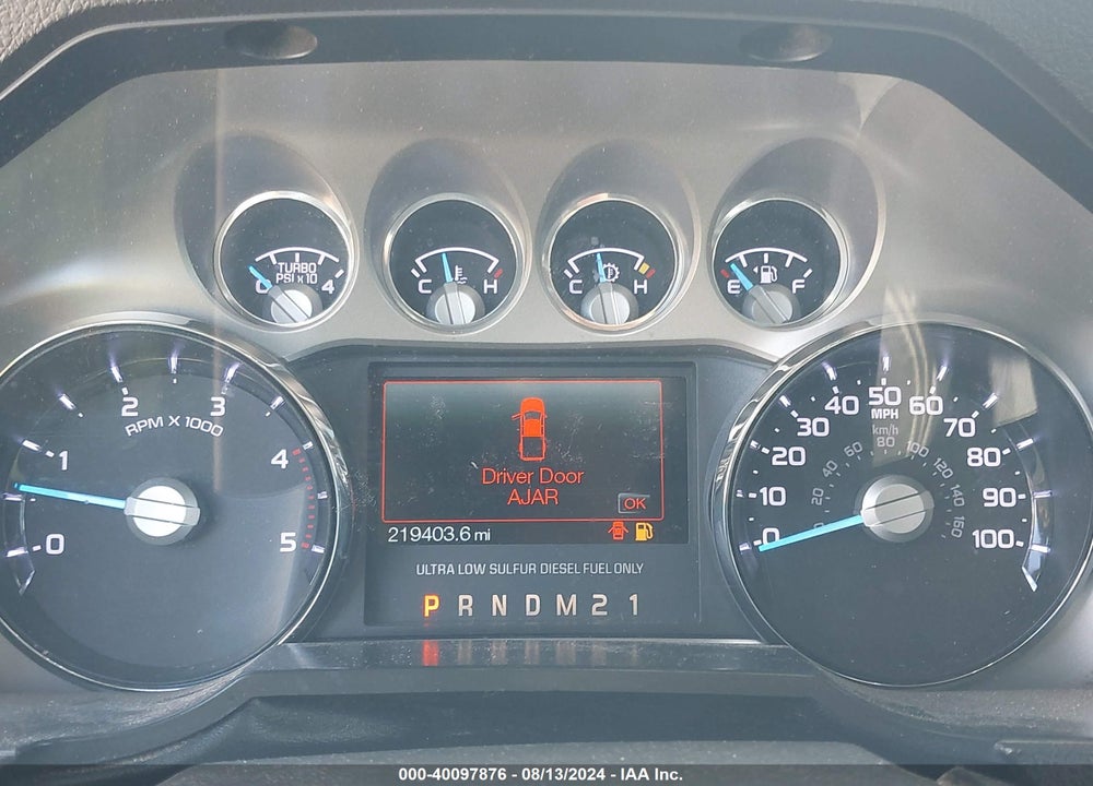 2013 FORD F-350 LARIAT VIN: 1FT8W3BT0DEB32095