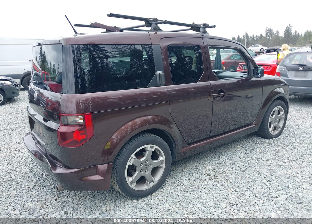 2008 HONDA ELEMENT SC VIN: 5J6YH17948L000674