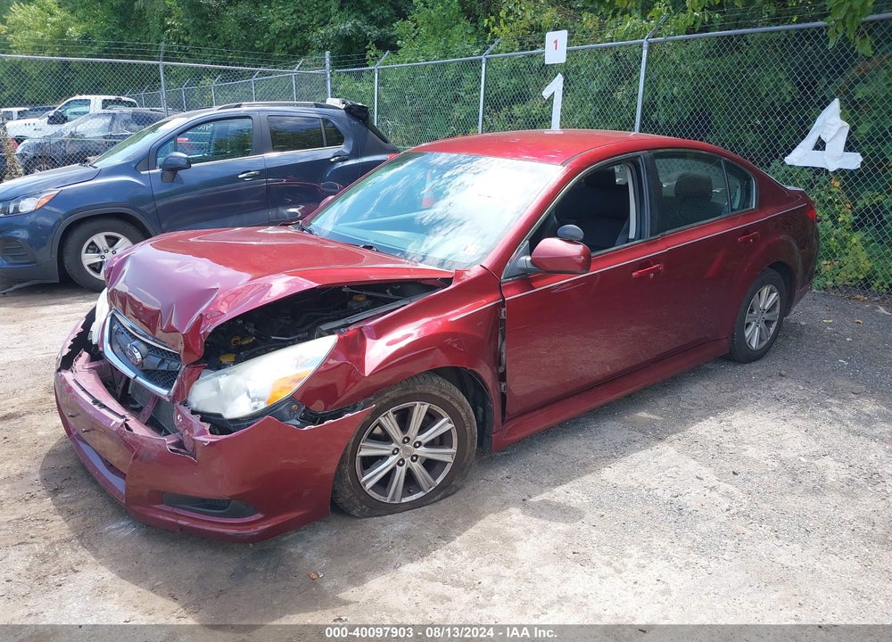 2011 SUBARU LEGACY 2.5I PREMIUM VIN: 4S3BMBC61B3260384