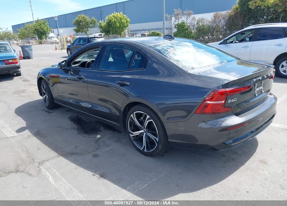 2023 VOLVO S60 B5 CORE DARK THEME VIN: 7JRL12TV5PG234487