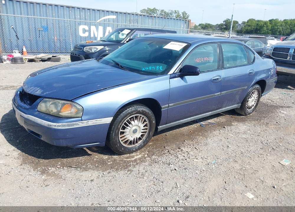 2000 CHEVROLET IMPALA VIN: 2G1WF55E3Y9208488