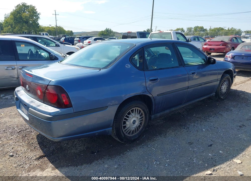 2000 CHEVROLET IMPALA VIN: 2G1WF55E3Y9208488