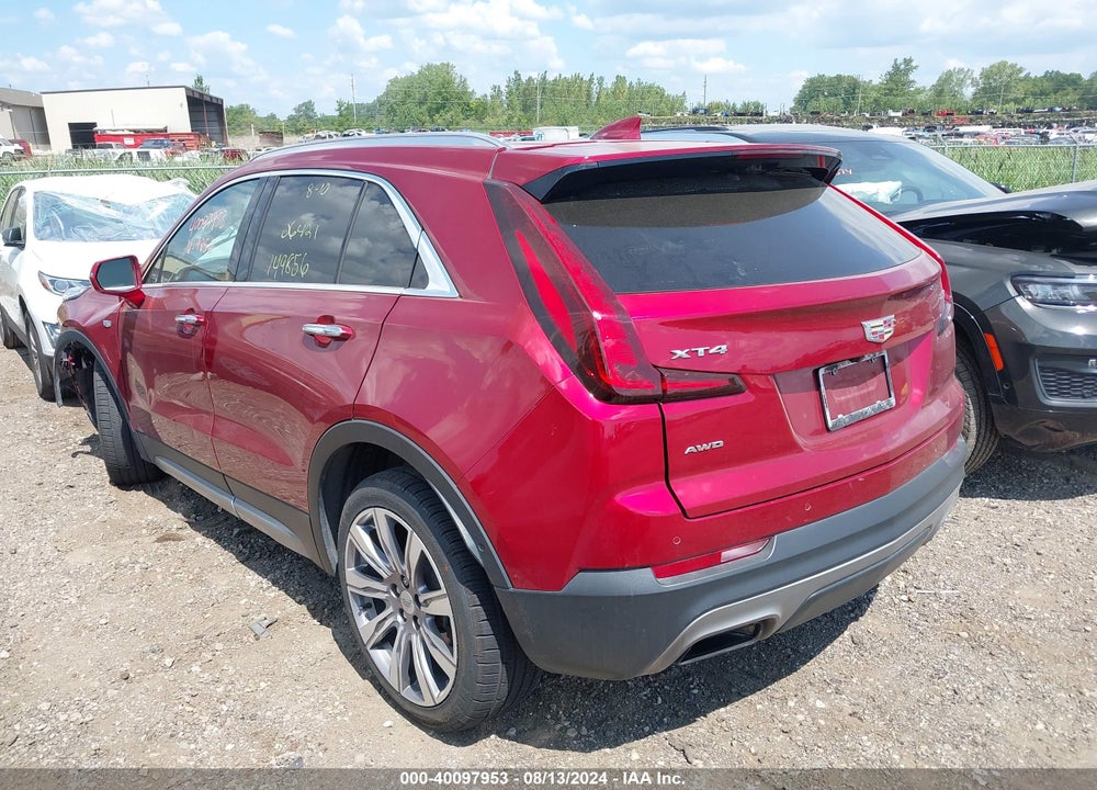 2019 CADILLAC XT4 PREMIUM LUXURY VIN: 1GYFZDR42KF149856