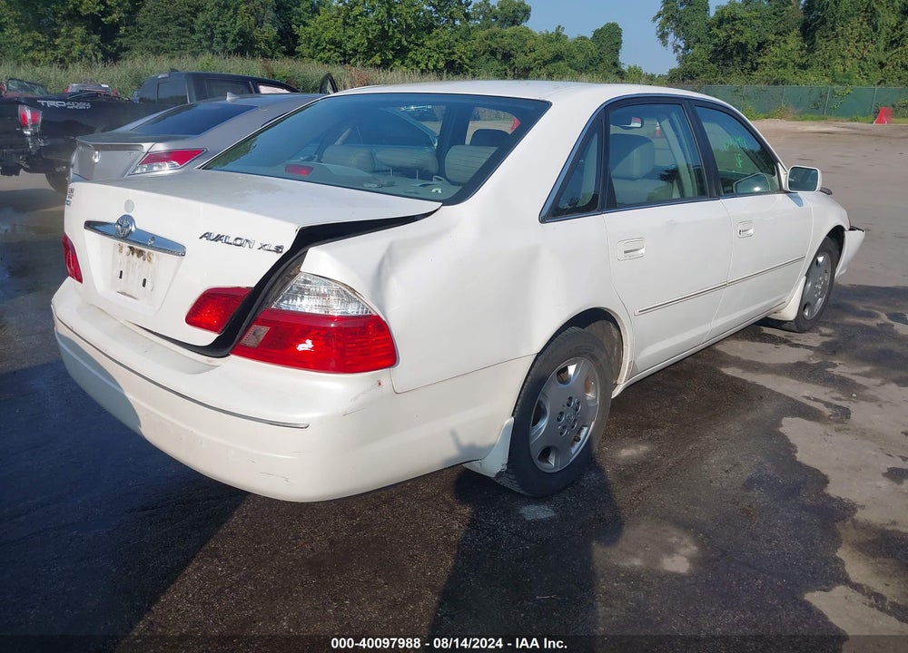 2004 TOYOTA AVALON XLS VIN: 4T1BF28BX4U379205